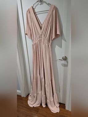 Baltic Burn Delilah Maxi Dress | Blush - 1XL